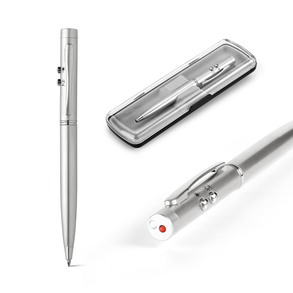 Caneta Metal com Ponteira Laser