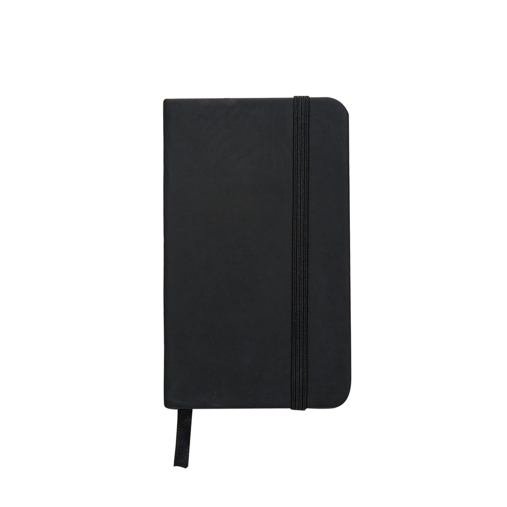 Caderneta tipo moleskine 12,80 7,70 x 1,40 cm