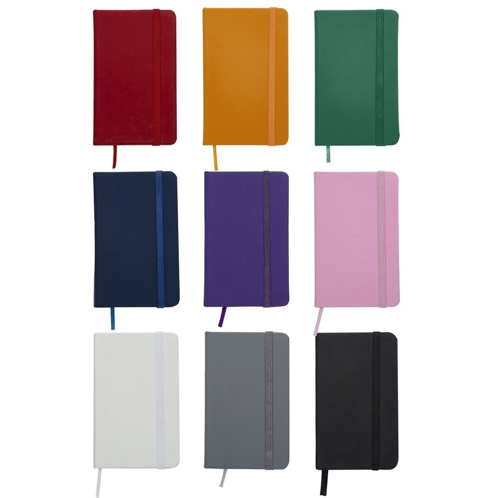 Caderneta tipo moleskine 12,80 7,70 x 1,40 cm