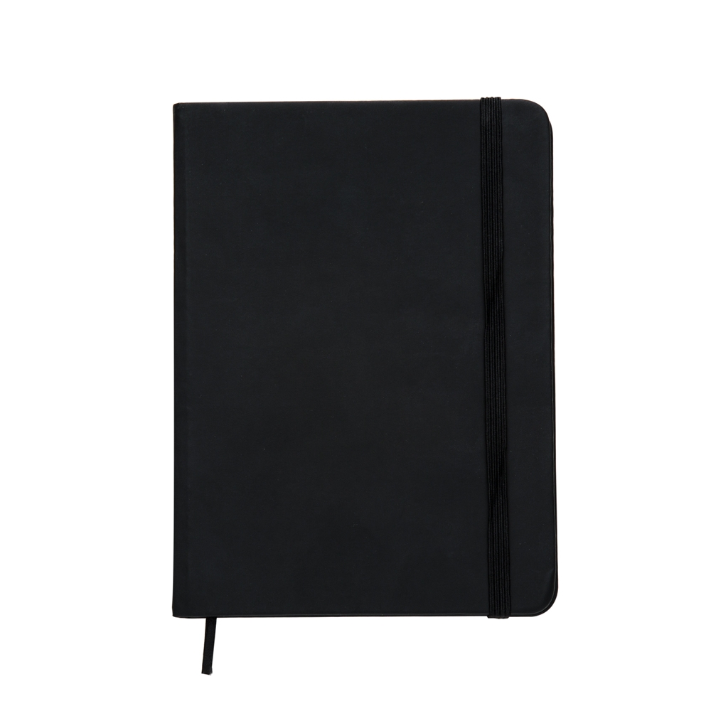 Caderneta tipo moleskine 18,30 x 13,40 x 1,20 cm