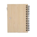 Caderneta em Bambu com Caneta