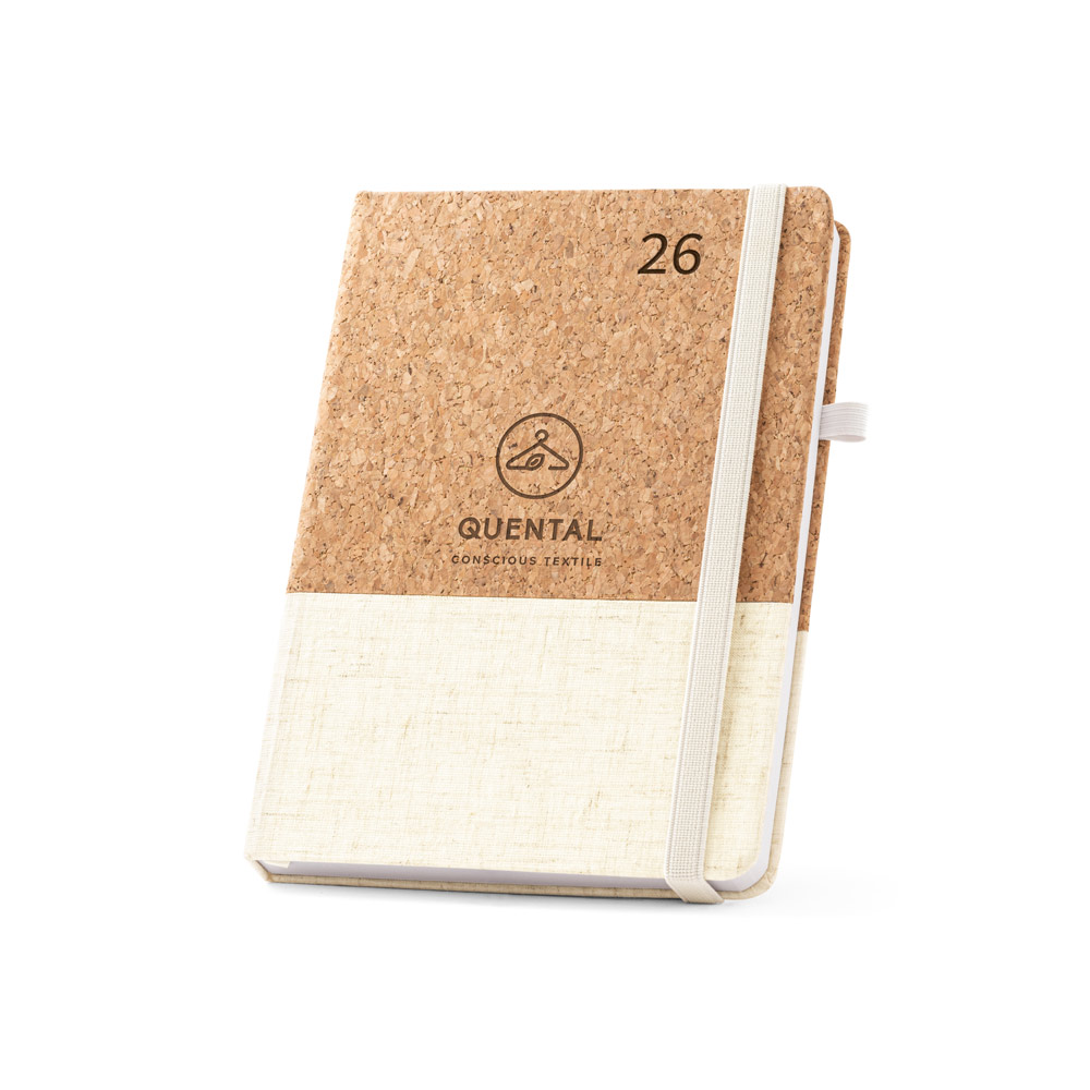 Agenda em Cortiça 14x21cm