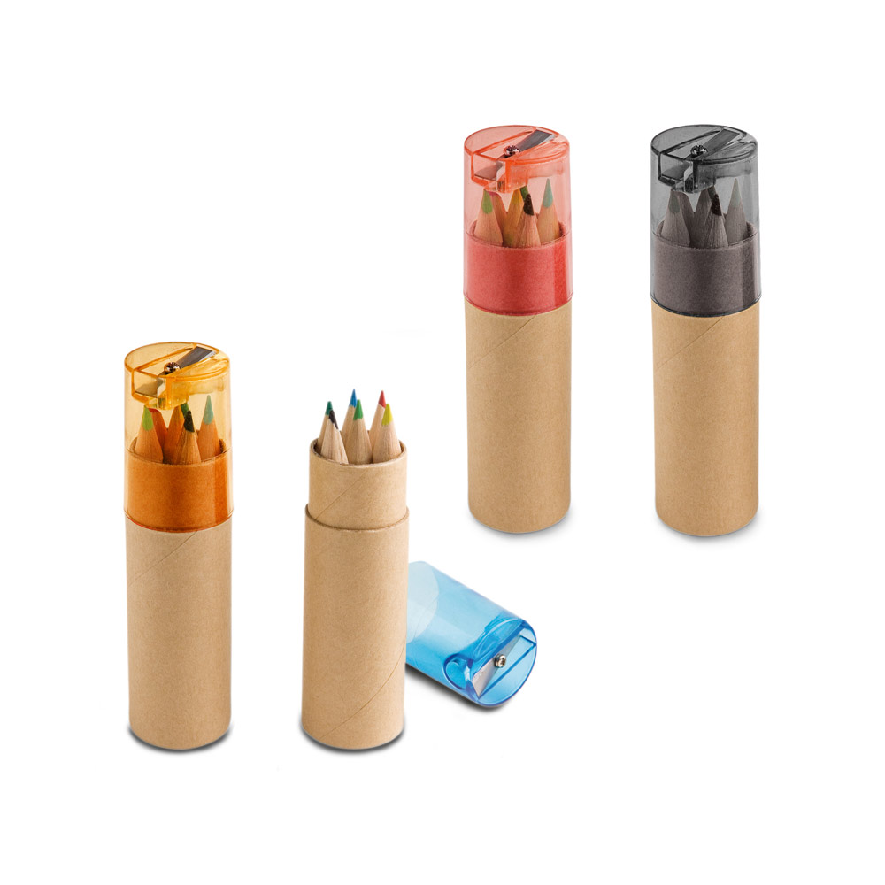 Kit Lápis 6 cores