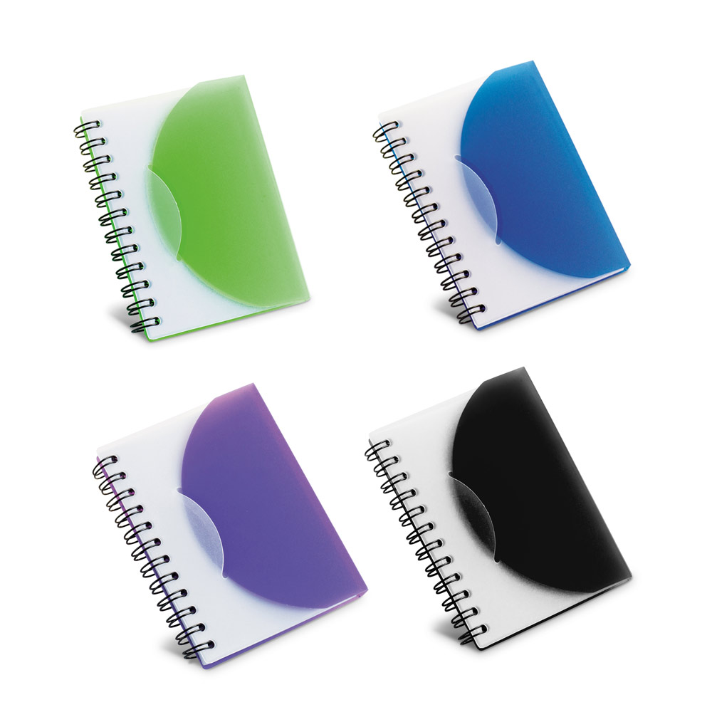 Caderno A7 em PP