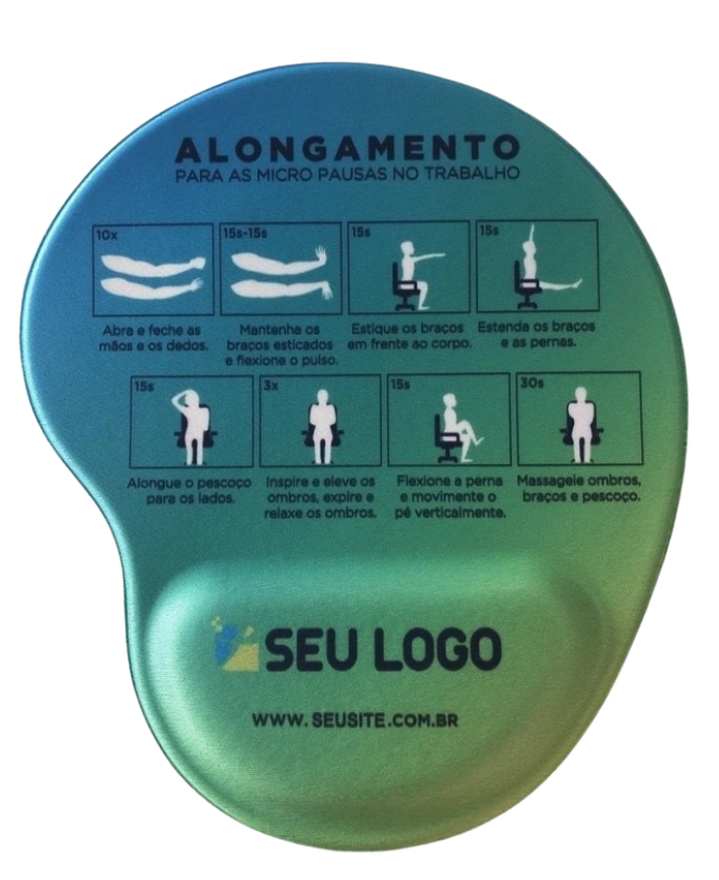 Mouse Pad Gota Com Apoio de Pulso