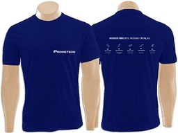 Camiseta em Algodão Gola Careca